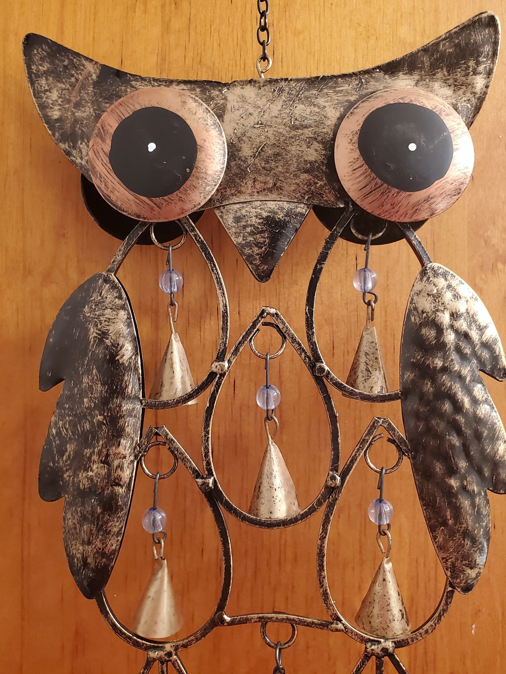 Rustic Owl Wind Chime